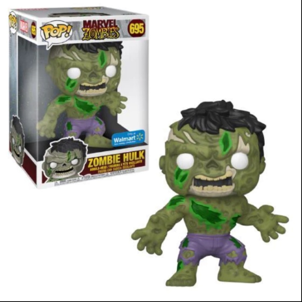 Funko Pop! Marvel Zombies #695 Zombies Hulk 10 inch Walmart Exclusive